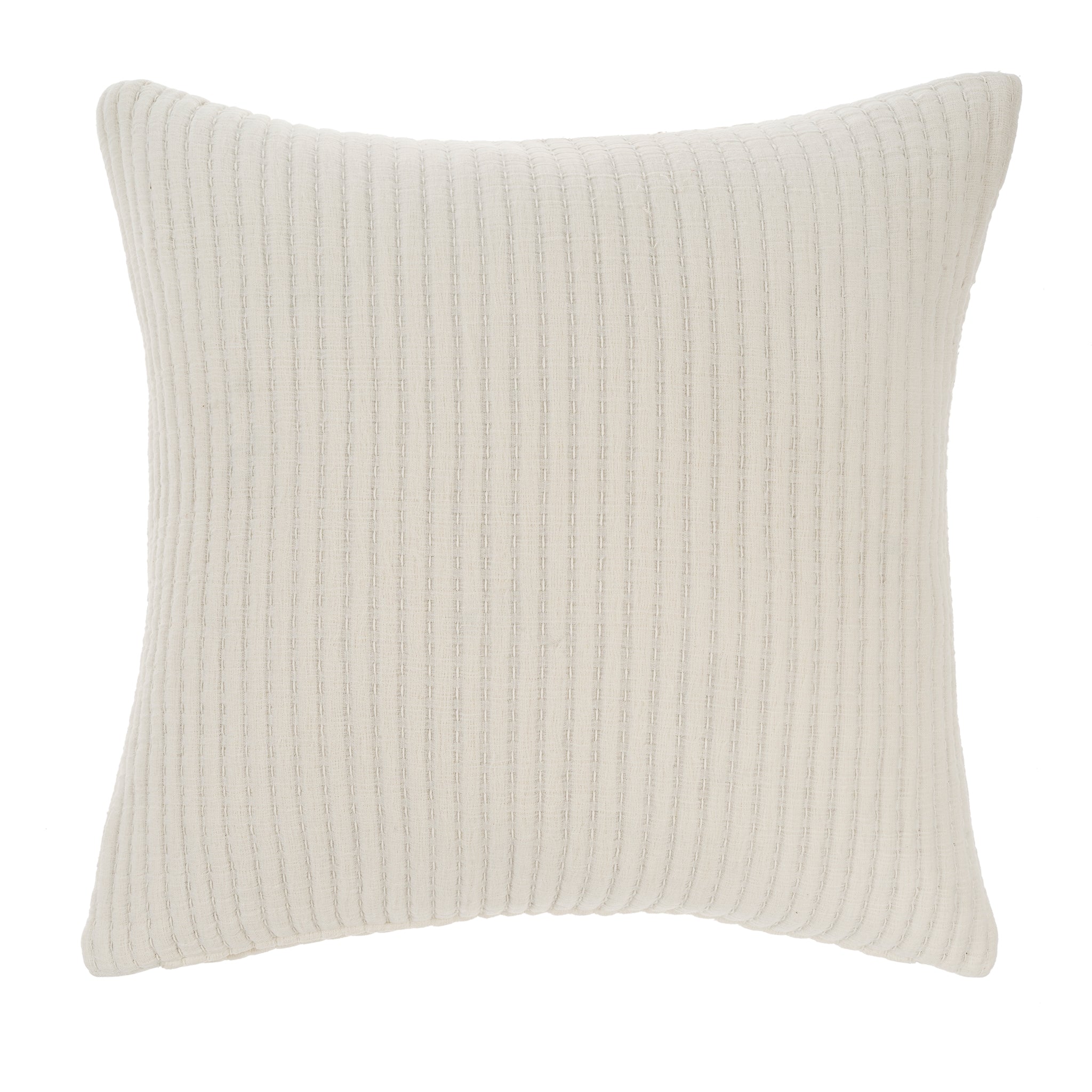 Kantha Stitch Pillow | 24"x24"