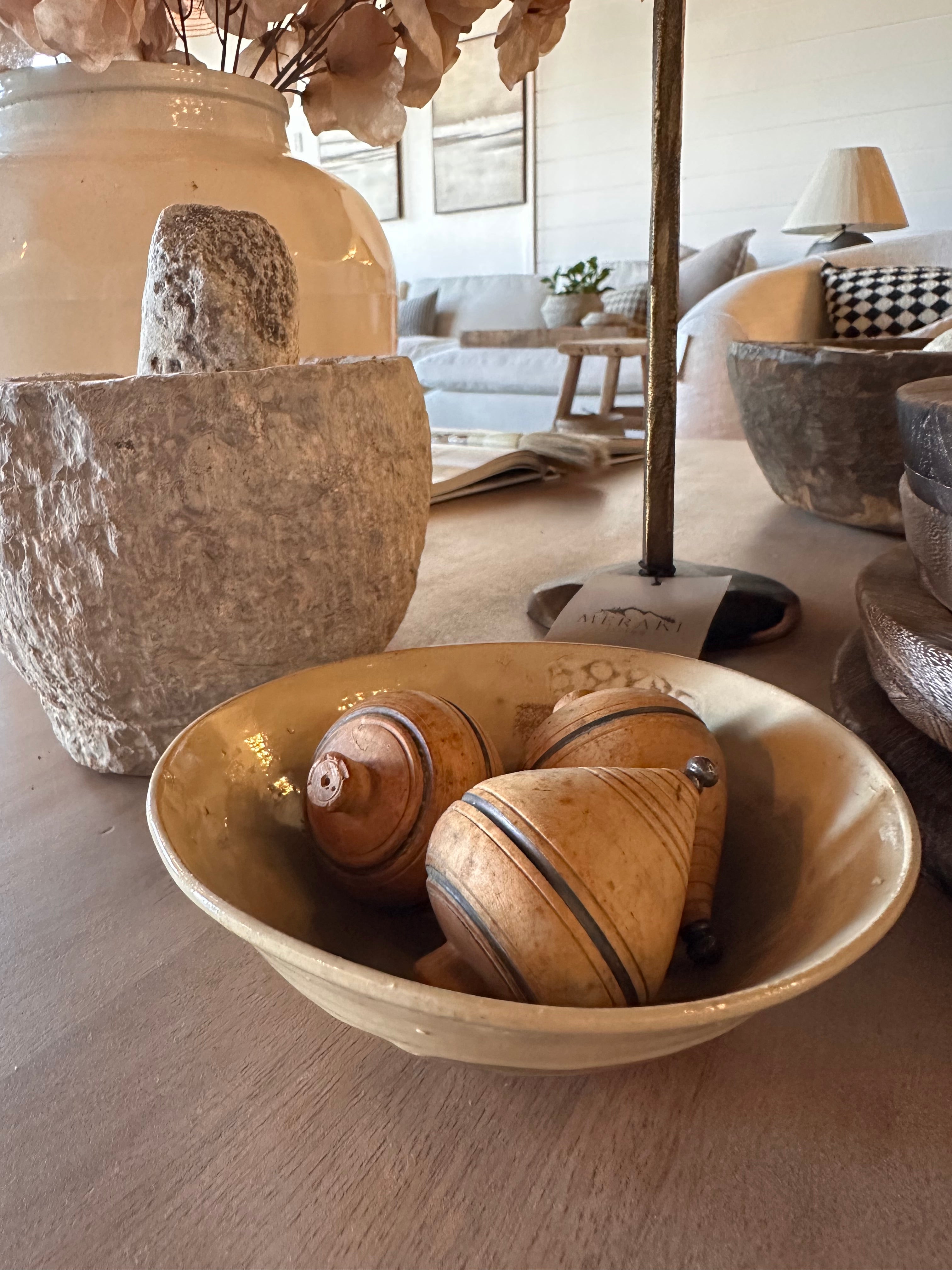 Vintage French Spinning Top