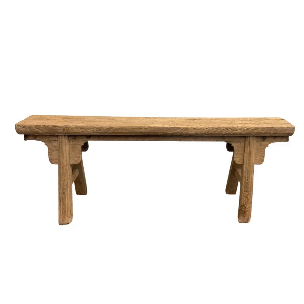 Hazel Vintage Wood Bench