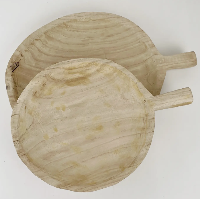 Paulownia Wood Trays | Set of 2