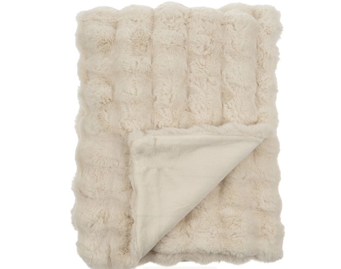Faux Fur Throw