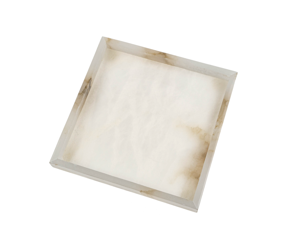 Square Alabaster Tray