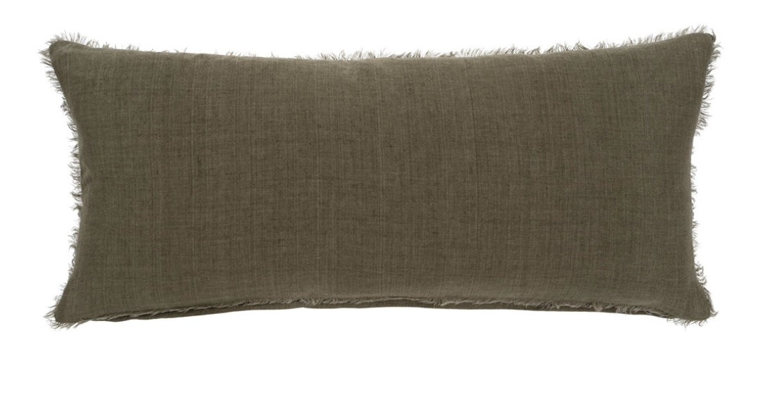 Lina Linen Pillow | 14"x31"