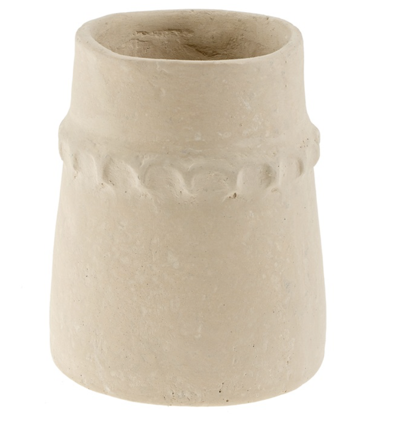 Calista Paper Mache Crock