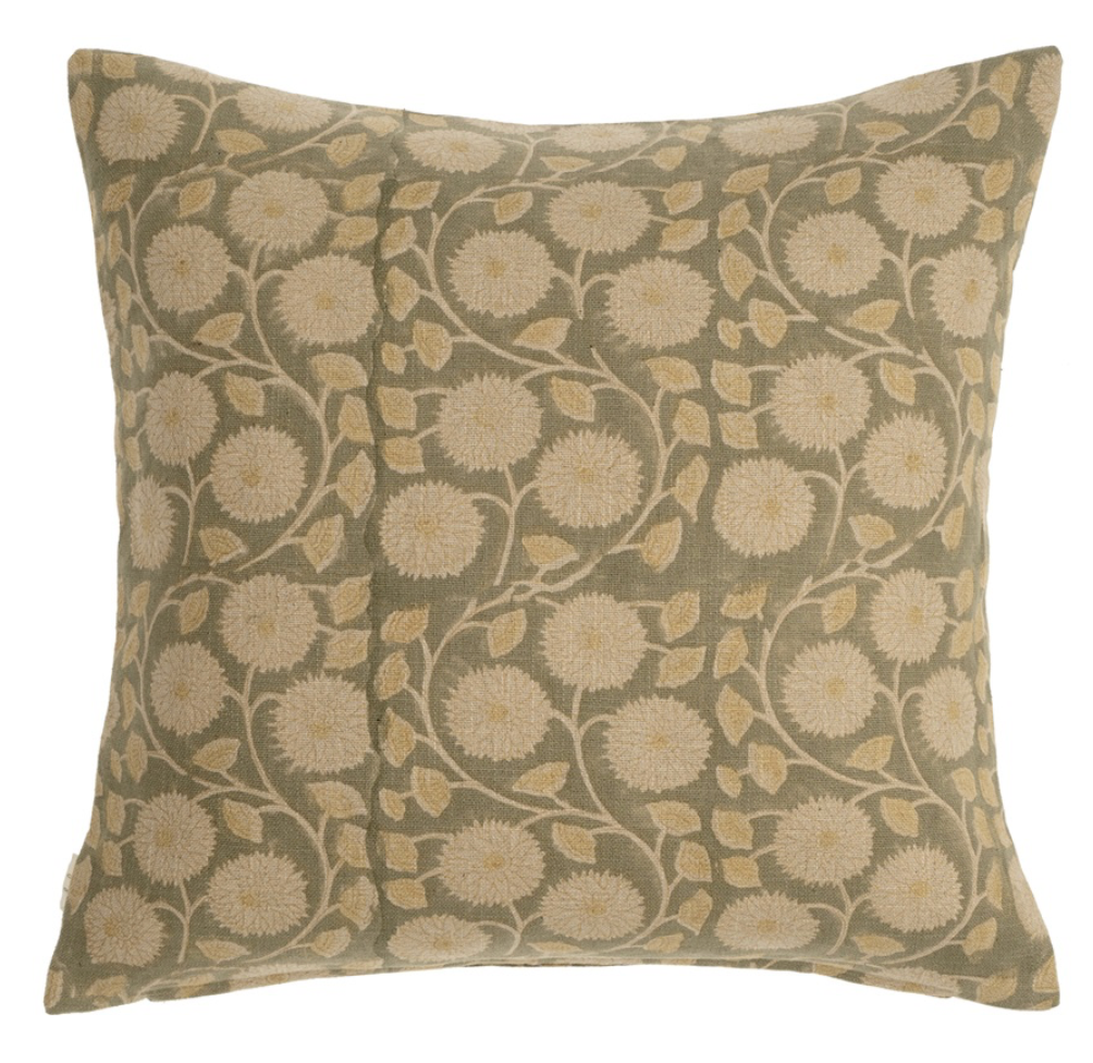 Marigold Block Print Pillow