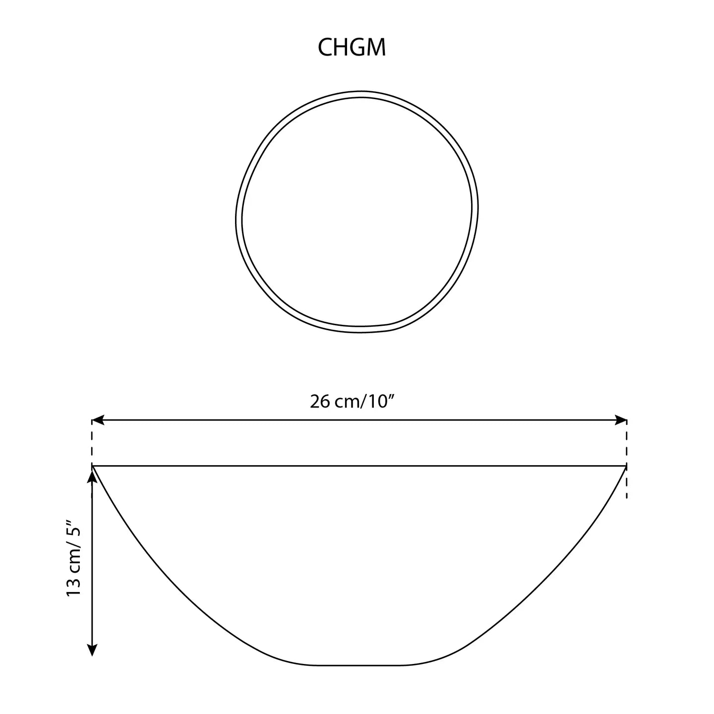 Organic Serving Bowl
