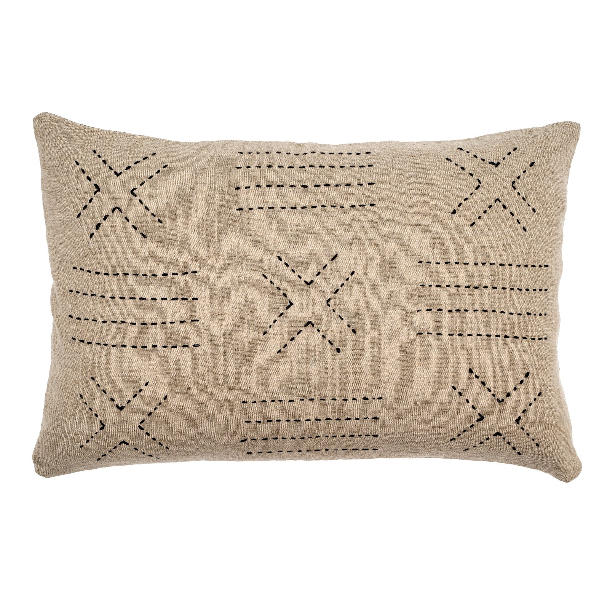Cross Linen Pillow | 16"x24"